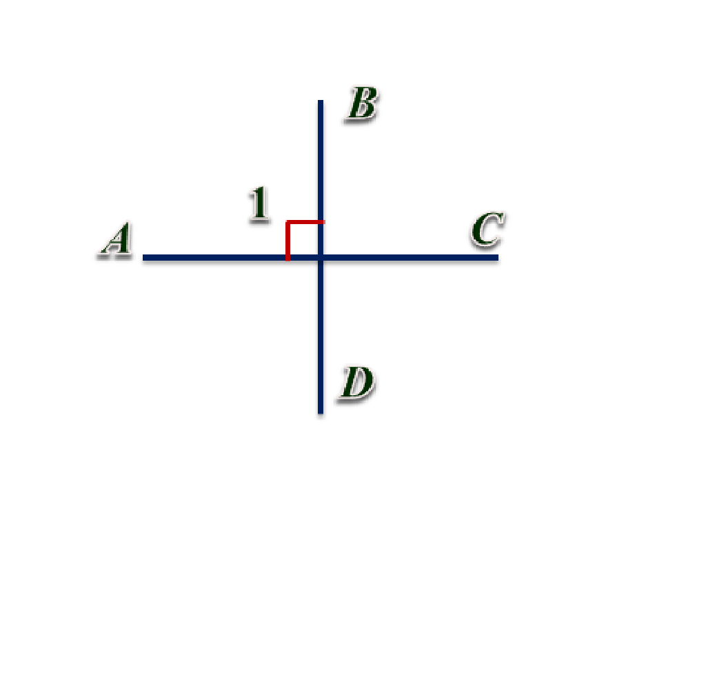 Перпендикулярные прямые чертеж