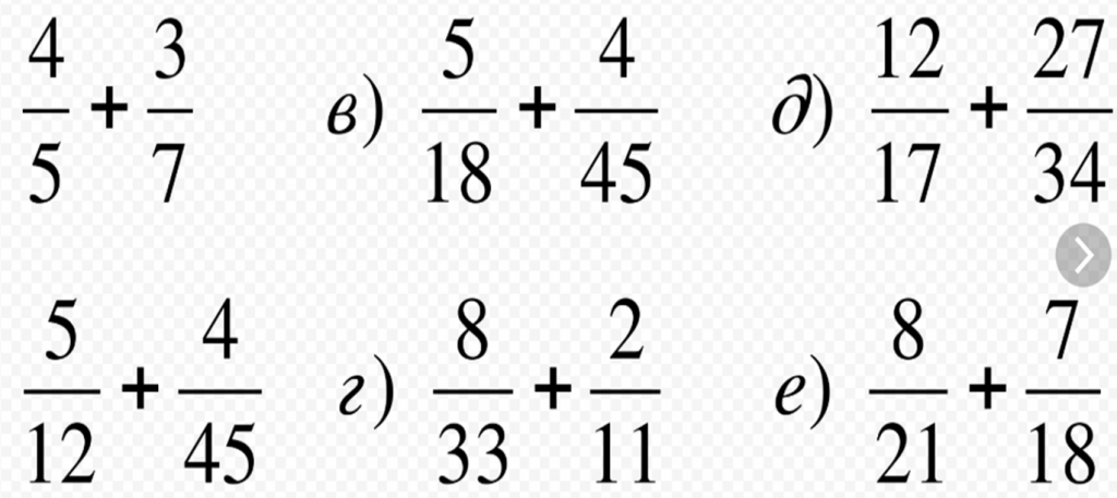 Сложение дробей с разными знаменателями | Уроки